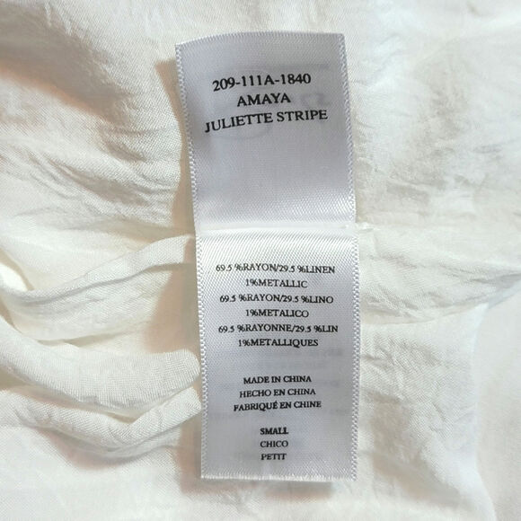 Rails Amaya Tiered Midi Dress Juliette Stripe Sleeveless Pastel Rainbow Boho S - Picture 15 of 16